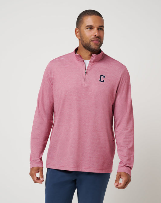 Travis Mathew US Cleveland Guardians Time To Tailgate Quarter Zip Men|Game Day|New