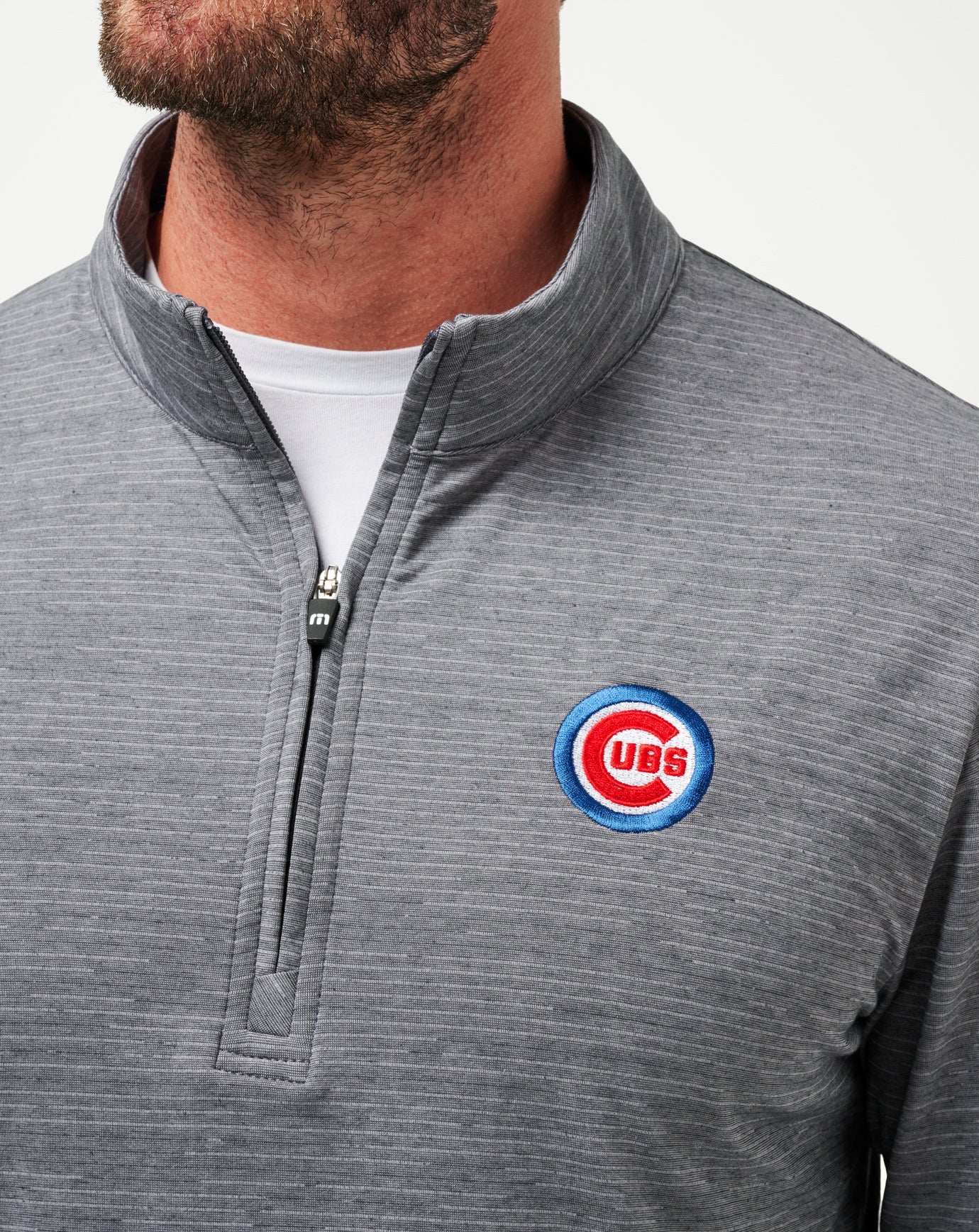 Travis Mathew Discount Chicago Cubs The Heater Quarter Zip Men|Game Day|New