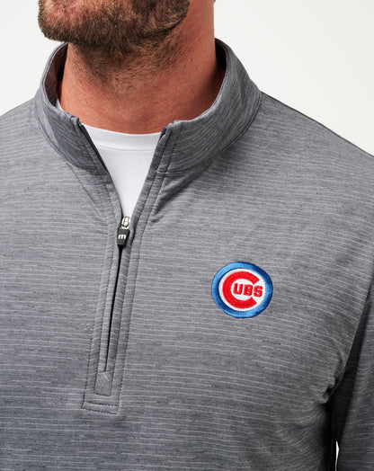 Travis Mathew Discount Chicago Cubs The Heater Quarter Zip Men|Game Day|New