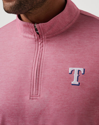 Travis Mathew For Sale Texas Rangers Time To Tailgate Quarter Zip Men|New