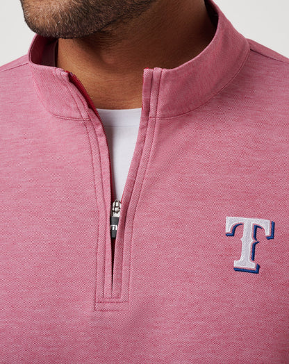 Travis Mathew For Sale Texas Rangers Time To Tailgate Quarter Zip Men|New