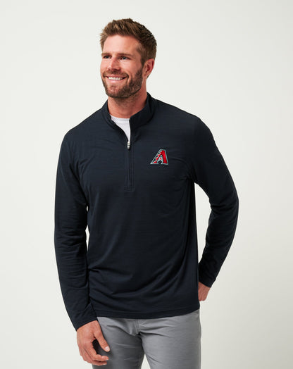 Travis Mathew Online Arizona Diamondbacks The Heater Quarter Zip Men|New