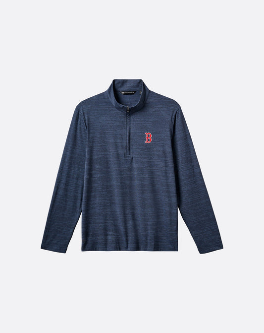 Travis Mathew Sale Boston Red Sox The Heater Quarter Zip Men|Game Day|New