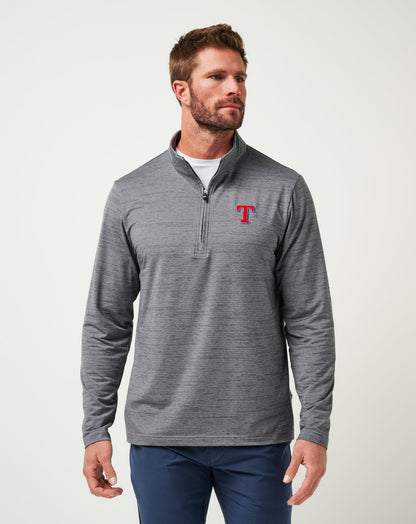 Travis Mathew Outlets Texas Rangers The Heater Quarter Zip Men|New