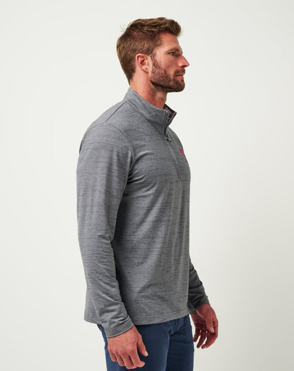 Travis Mathew Outlets Texas Rangers The Heater Quarter Zip Men|New
