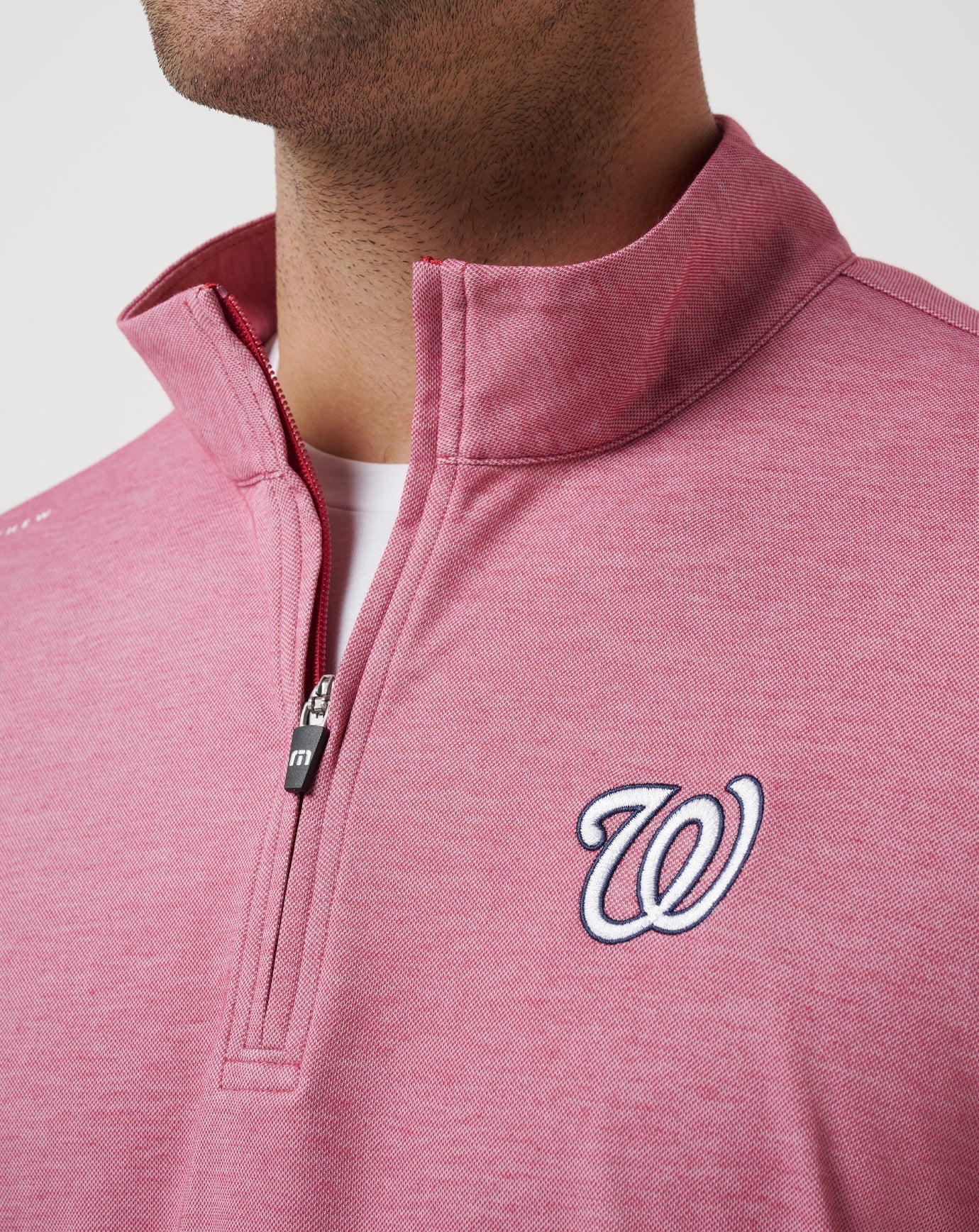 Travis Mathew Sale Washington Nationals Time To Tailgate Quarter Zip Men|New