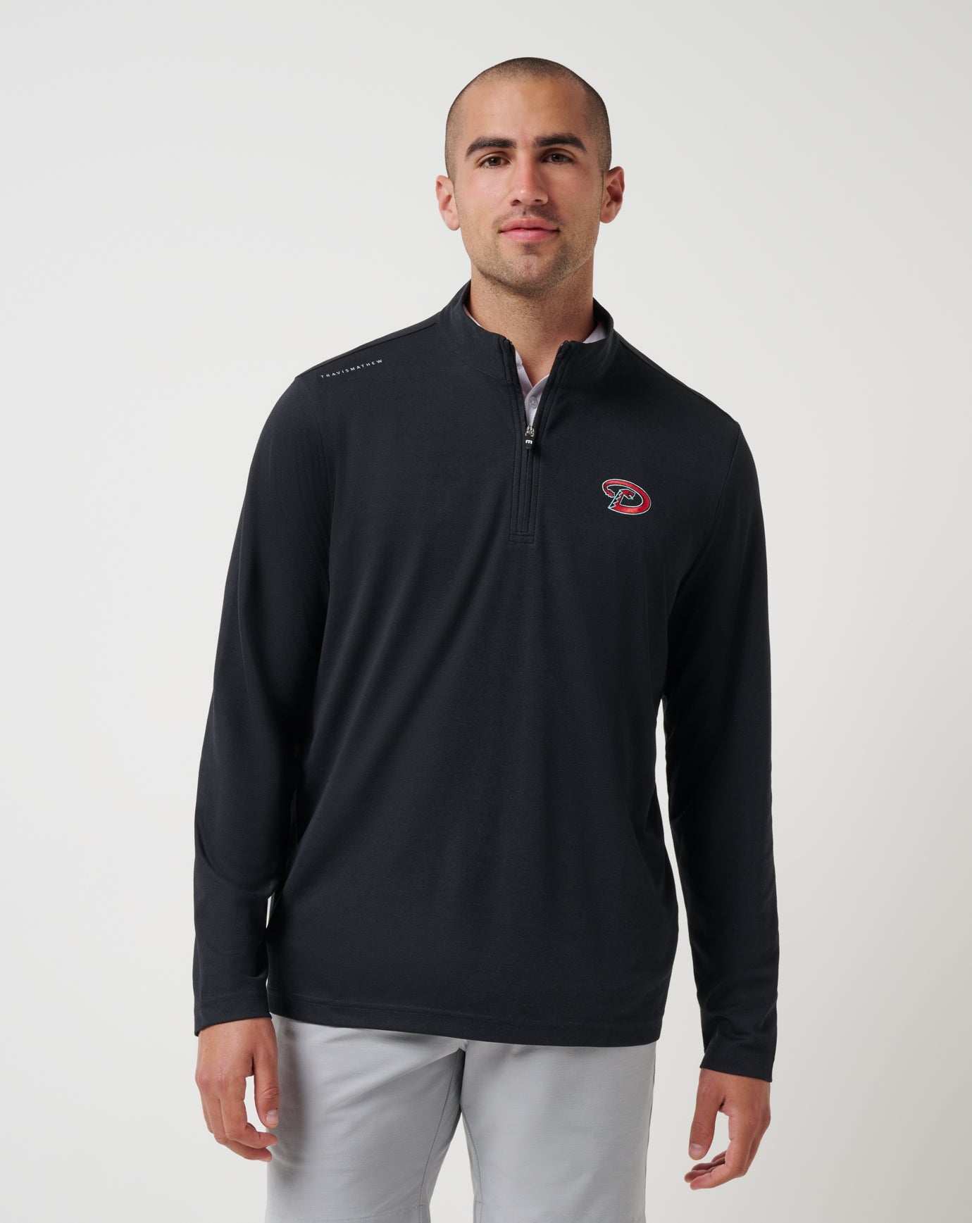 Travis Mathew Outlets Arizona Diamondbacks Time To Tailgate Quarter Zip Men|New