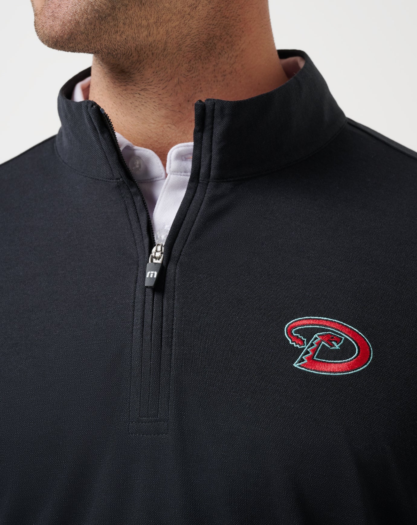 Travis Mathew Outlets Arizona Diamondbacks Time To Tailgate Quarter Zip Men|New