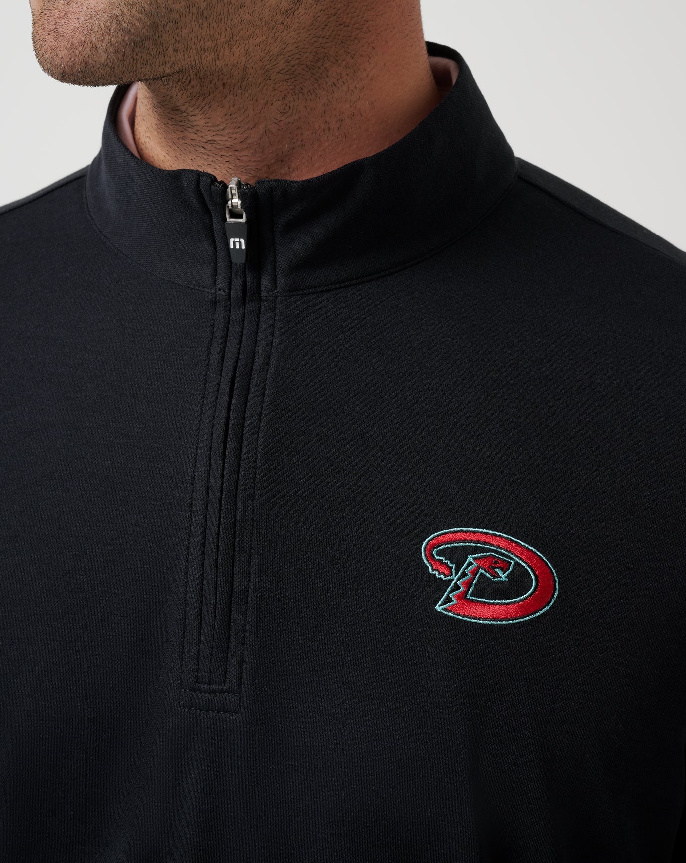 Travis Mathew Outlets Arizona Diamondbacks Time To Tailgate Quarter Zip Men|New