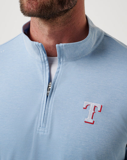 Travis Mathew For Sale Texas Rangers Time To Tailgate Quarter Zip Men|New