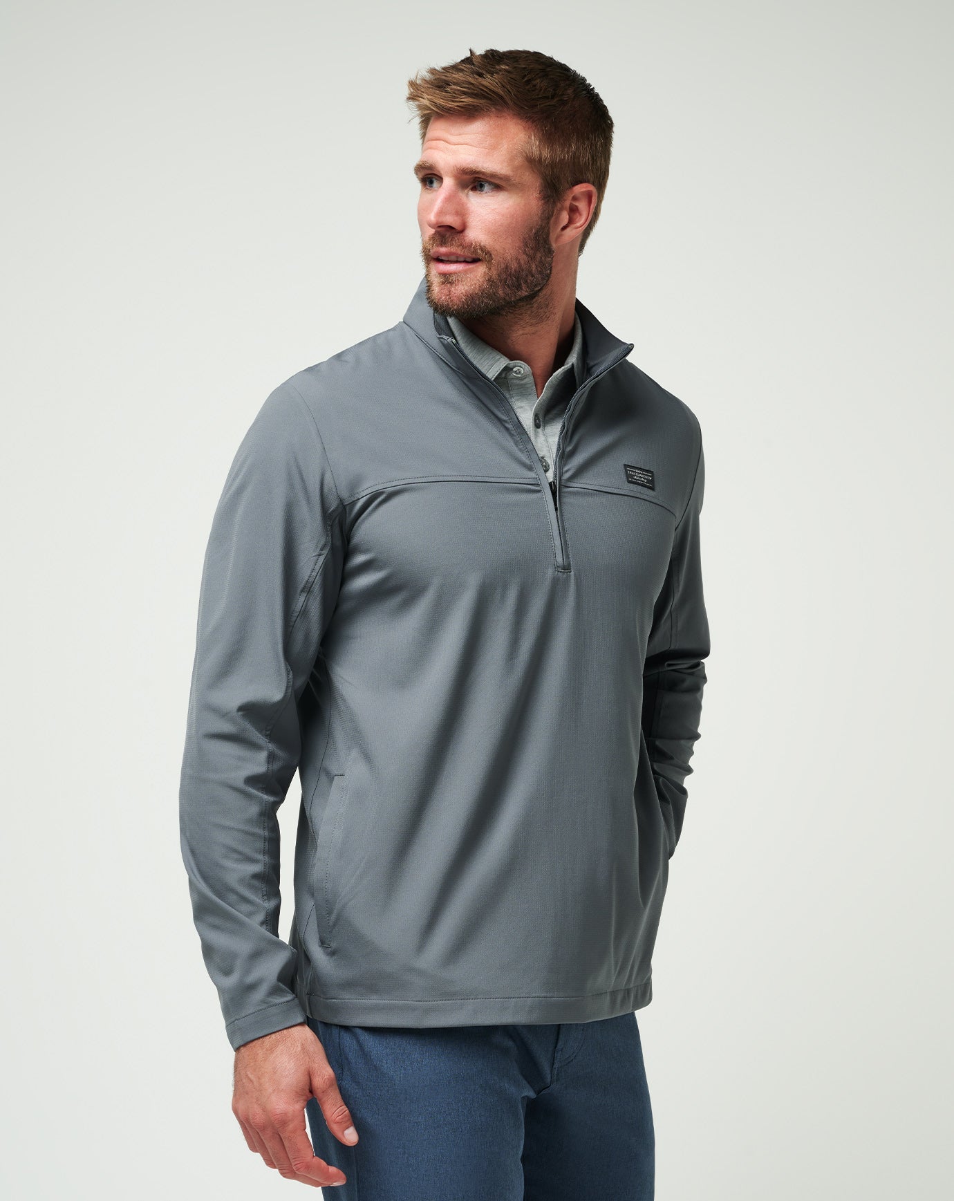 Travis Mathew Online Wanderlust Quarter Zip Men|Golf