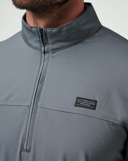 Travis Mathew Online Wanderlust Quarter Zip Men|Golf