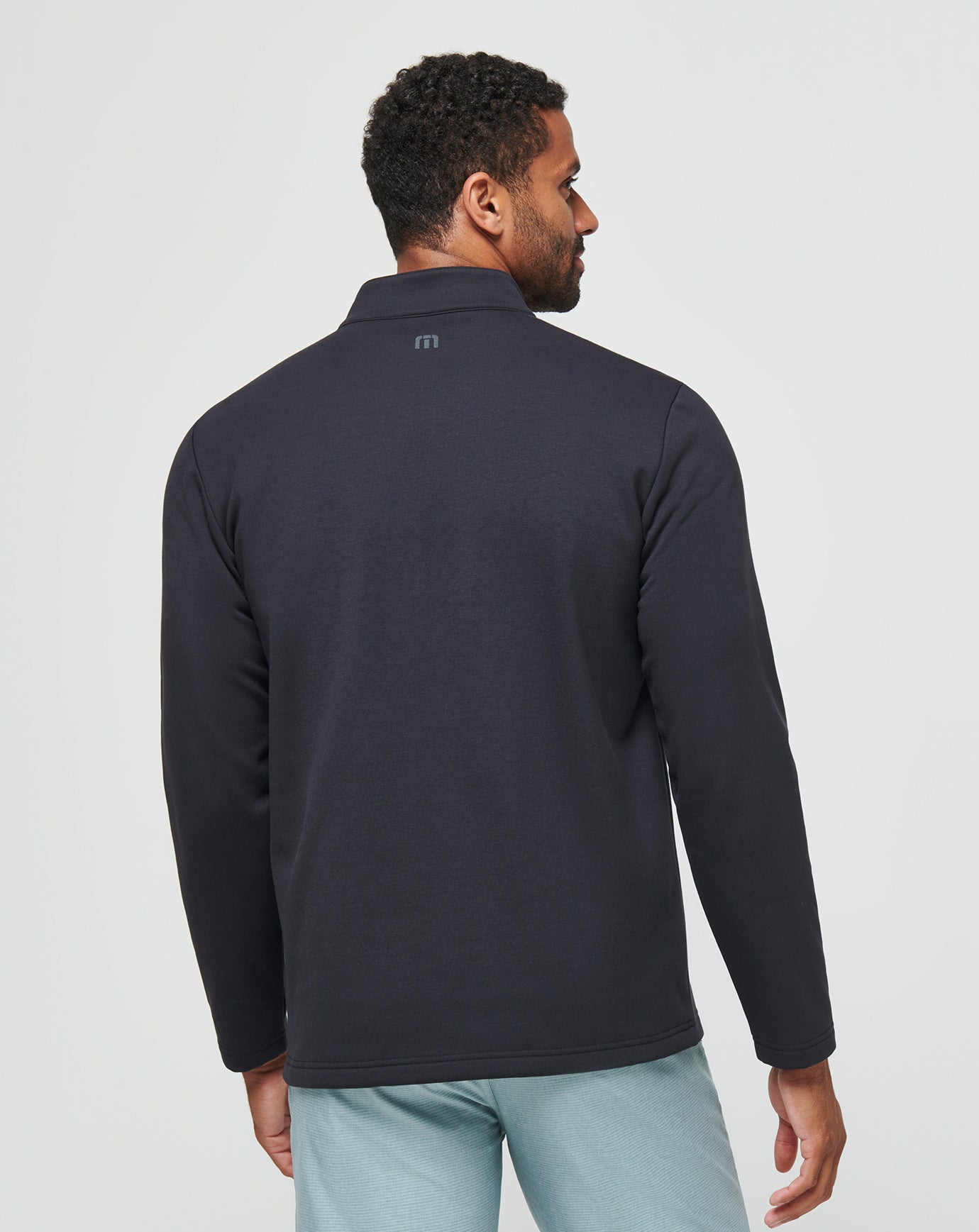 Travis Mathew Discount Upgraded Fleece Chest Stripe Quarter Zip Men