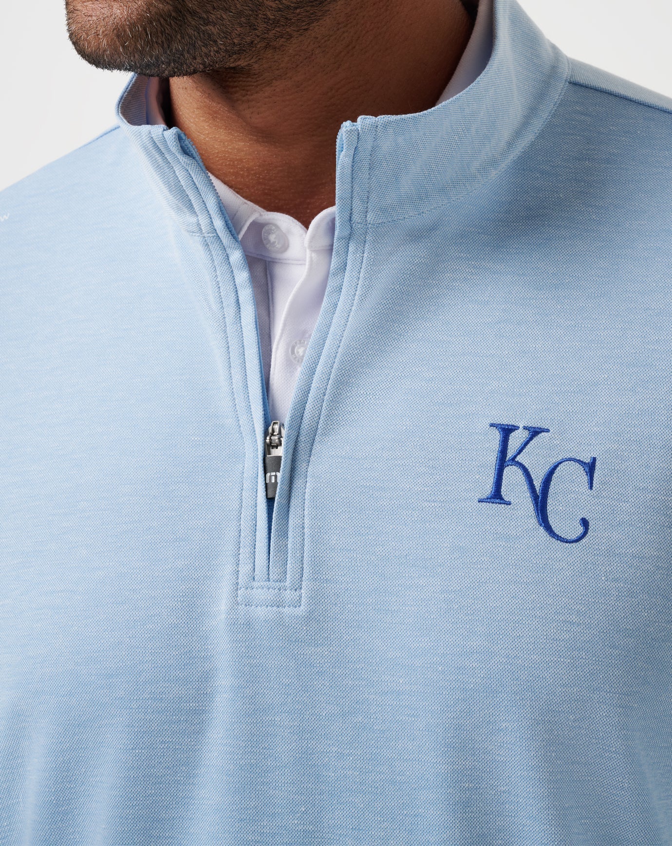 Travis Mathew For Sale Kansas City Roayals Time To Tailgate Quarter Zip Men|New