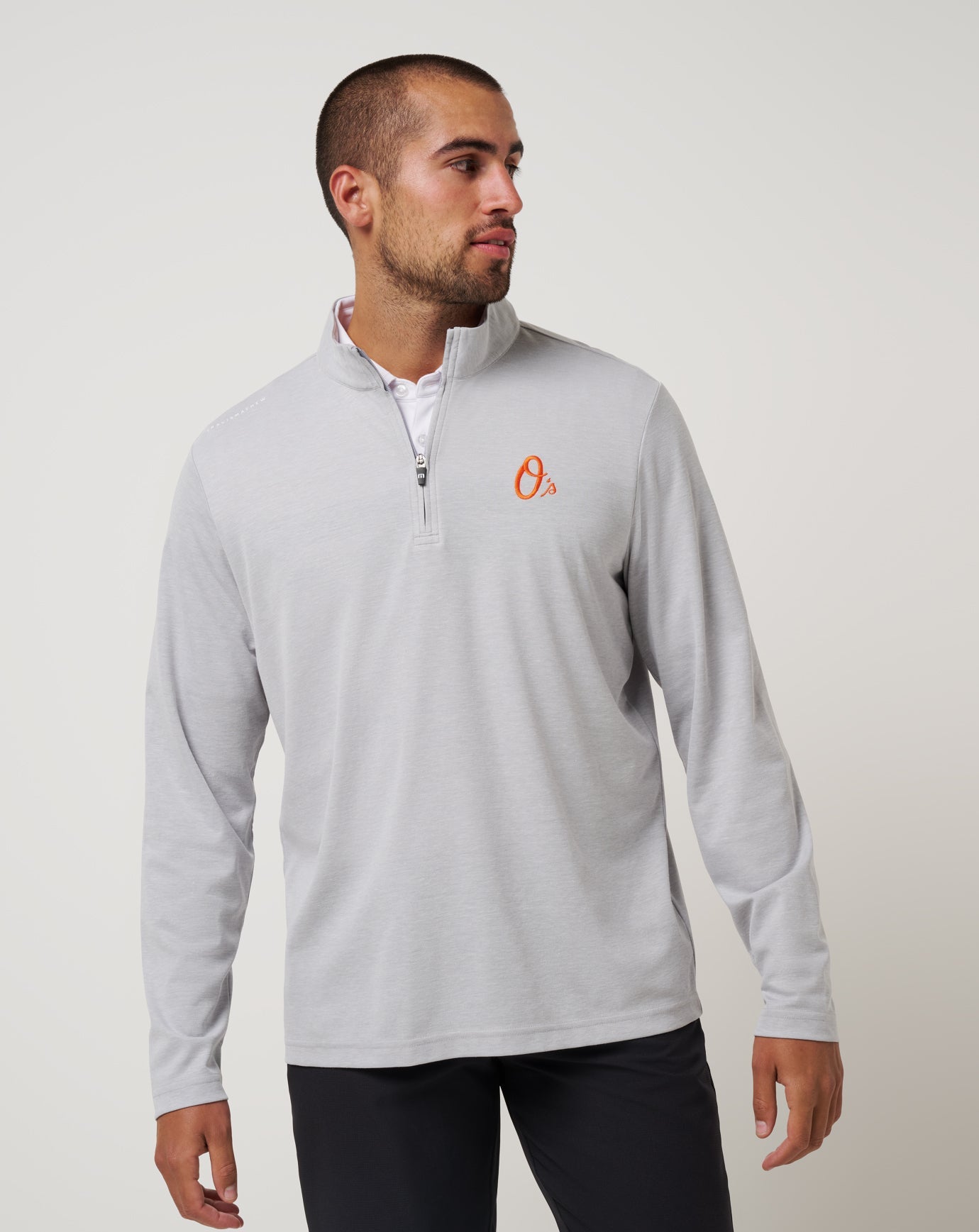 Travis Mathew Online Baltimore Orioles Time To Tailgate Quarter Zip Men|New