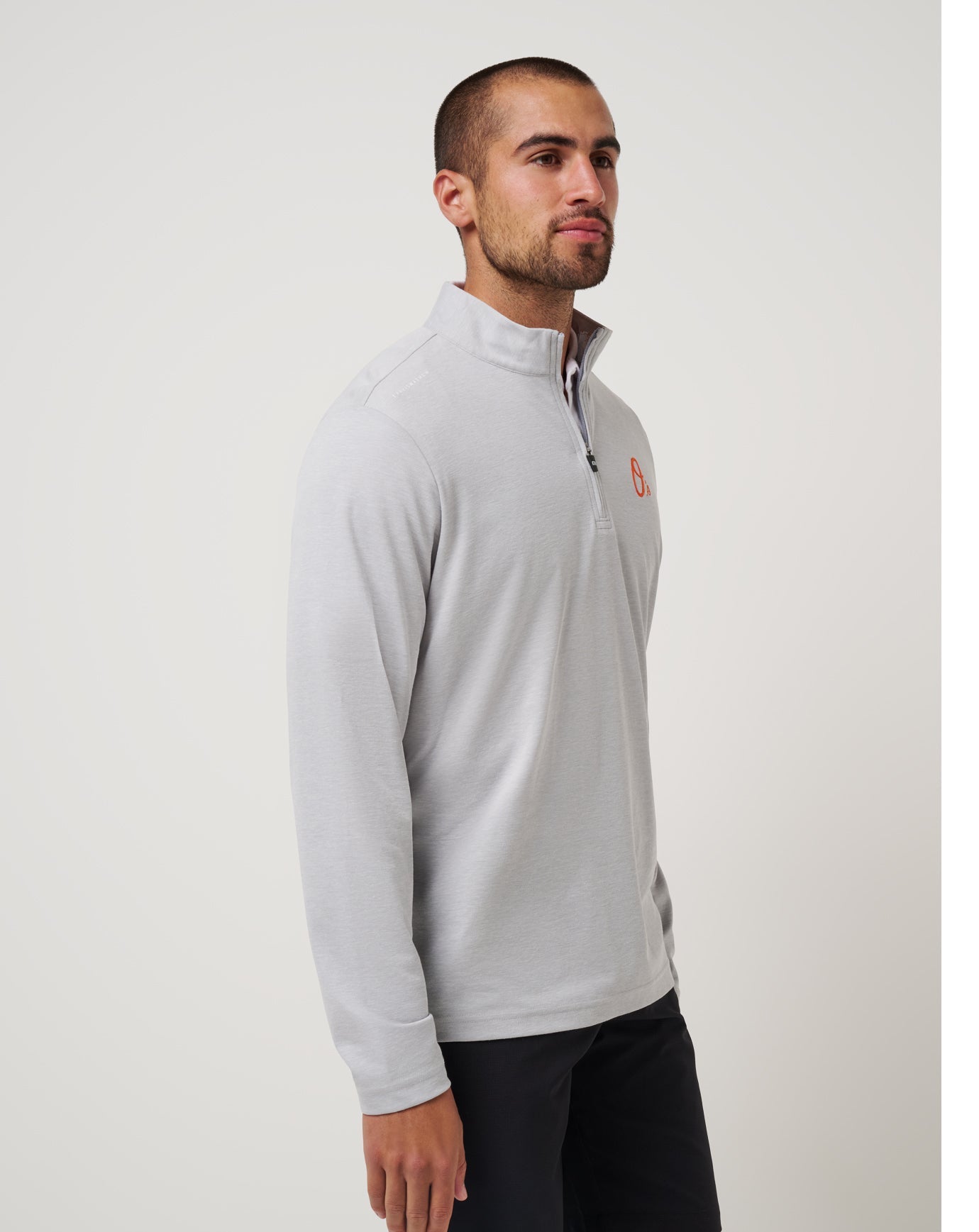Travis Mathew Online Baltimore Orioles Time To Tailgate Quarter Zip Men|New