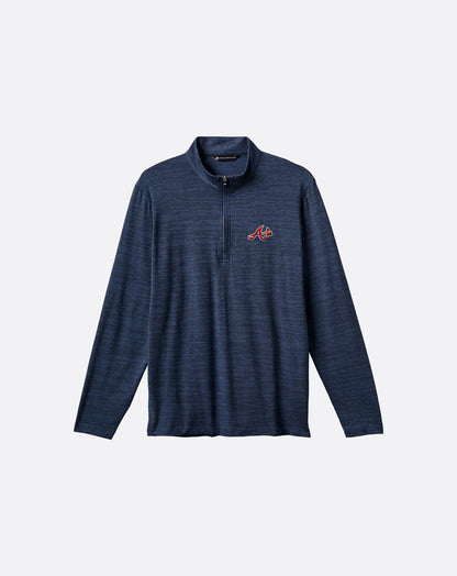 Travis Mathew Discount Atlanta Braves The Heater Quarter Zip Men|New
