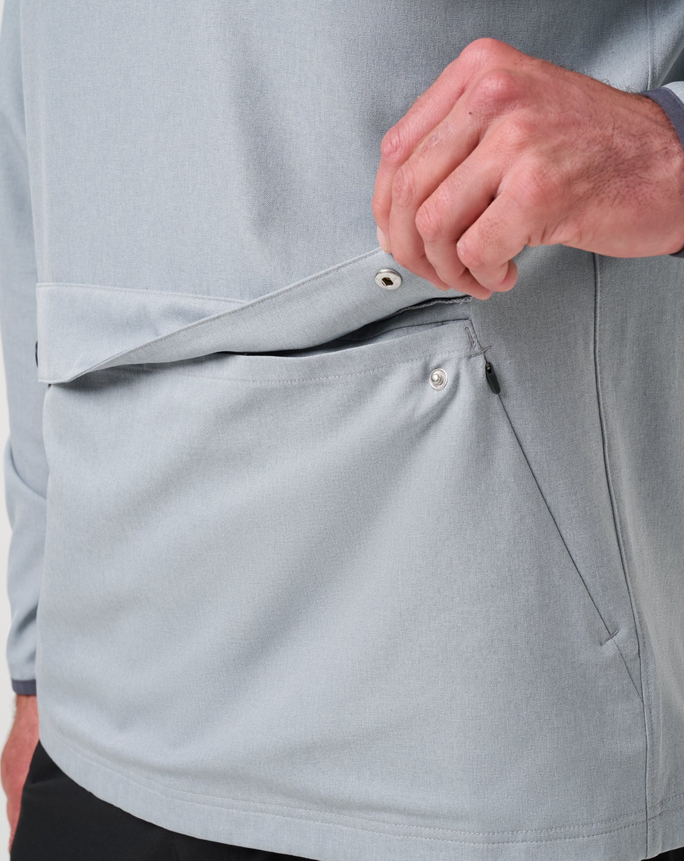 Travis Mathew For Sale Out Of Pocket Hooded Quarter Zip Men|Golf