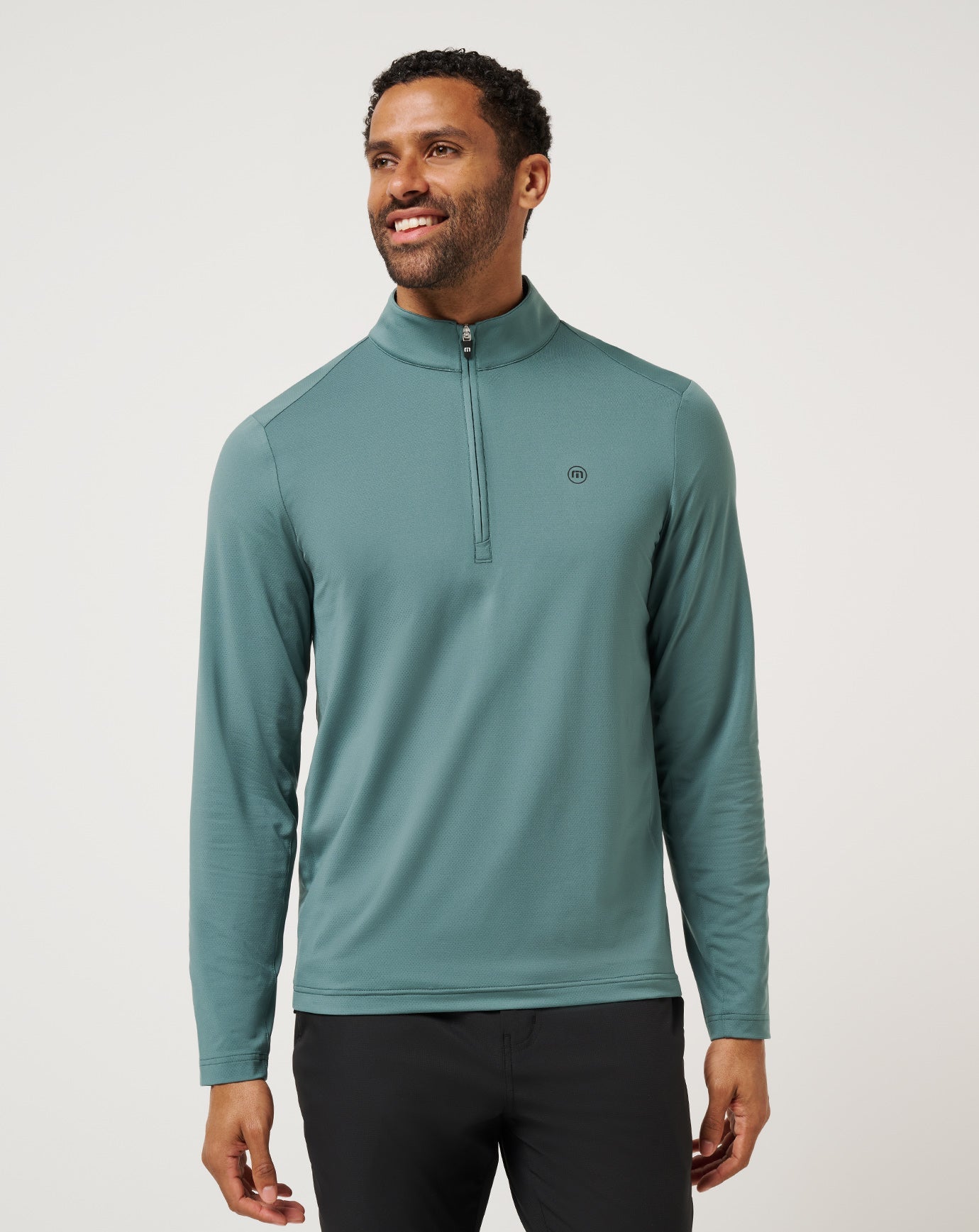 Travis Mathew US Heater Pro Quarter Zip Men|Golf