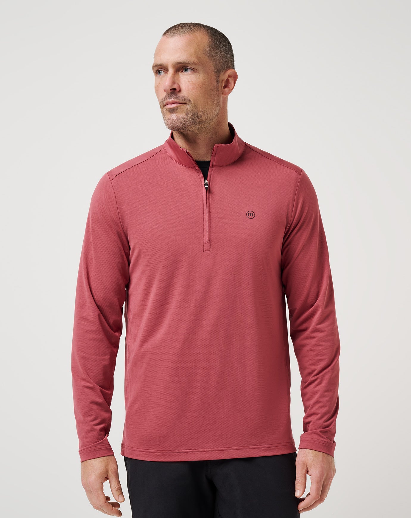 Travis Mathew Online Heater Pro Quarter Zip Men|Golf