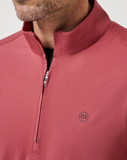 Travis Mathew Online Heater Pro Quarter Zip Men|Golf