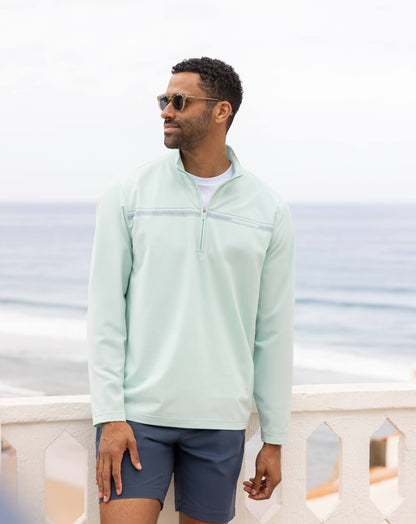 Travis Mathew Outlets On The Map Quarter Zip Men|Golf