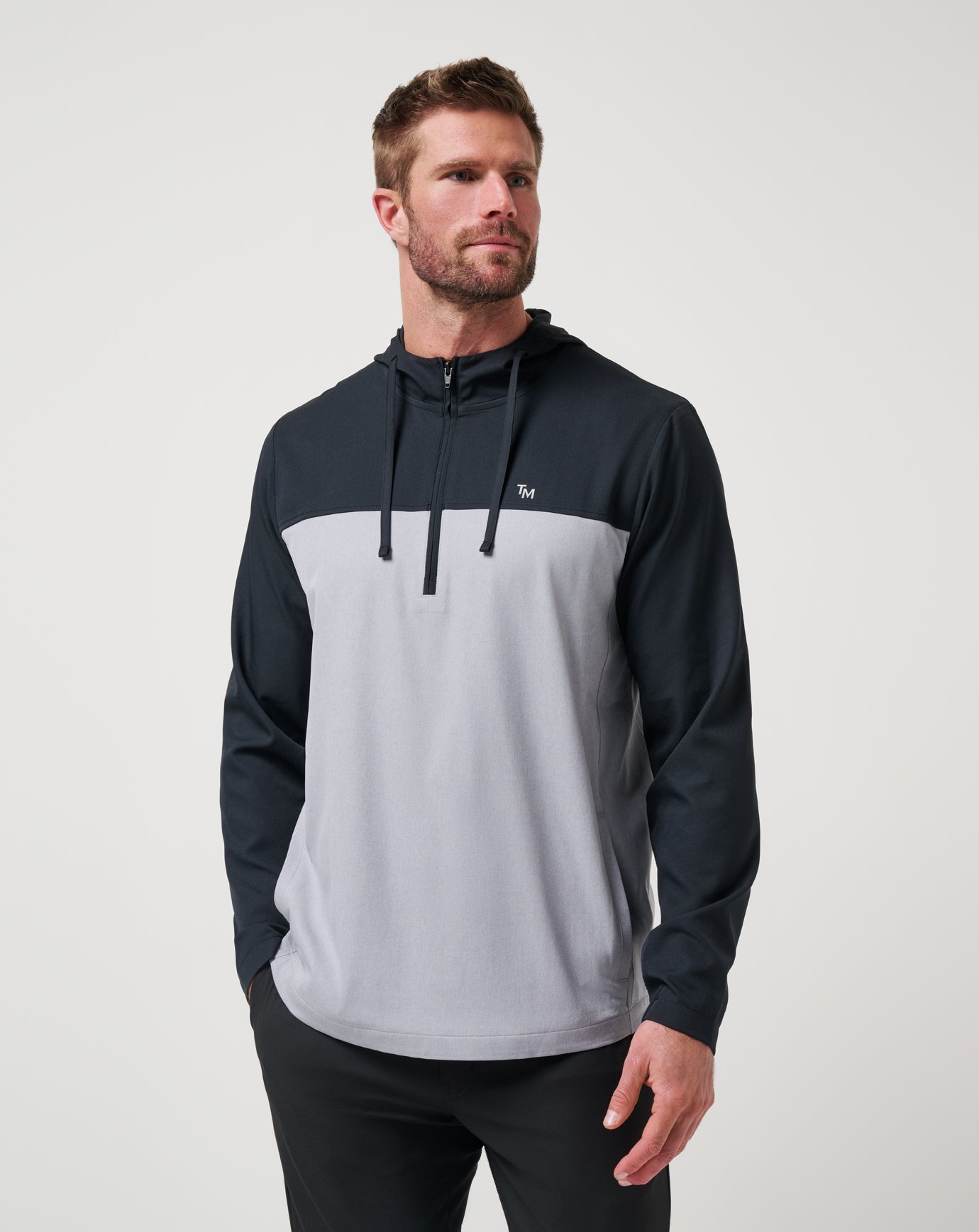 Travis Mathew For Sale Coin Toss Quarter Zip Hoodie Men|New