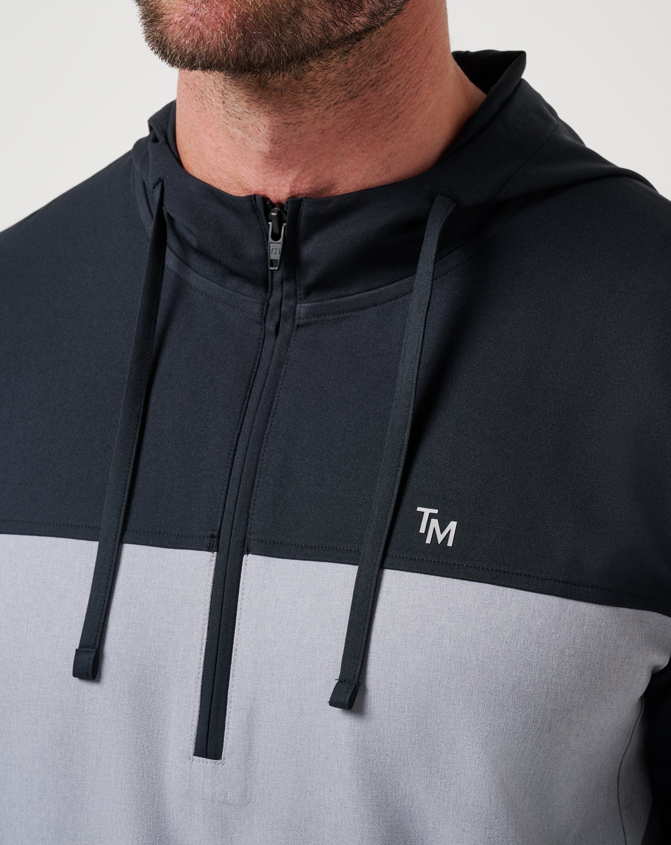 Travis Mathew For Sale Coin Toss Quarter Zip Hoodie Men|New