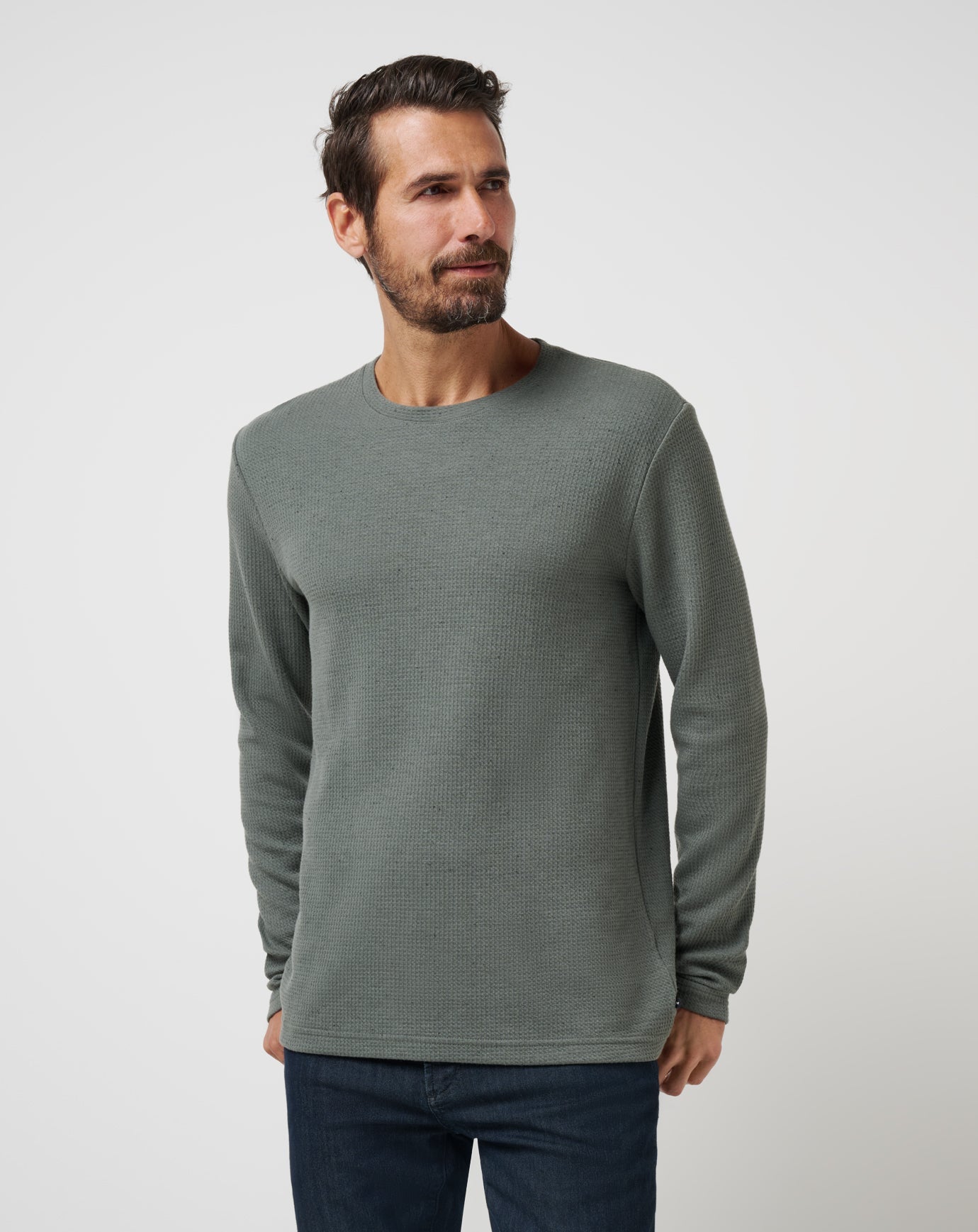 Travis Mathew Sale Cloud Waffle Crew Men