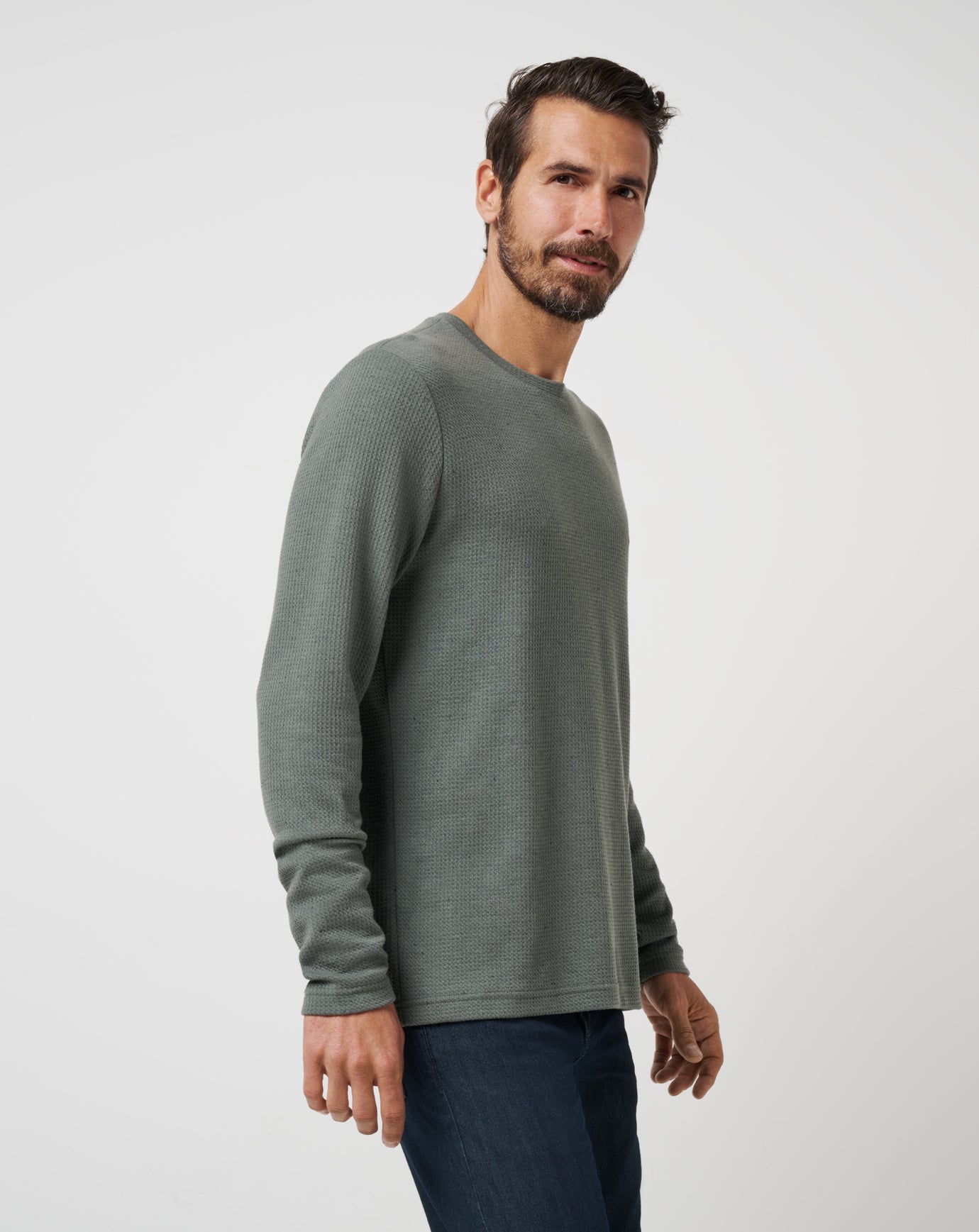 Travis Mathew Sale Cloud Waffle Crew Men