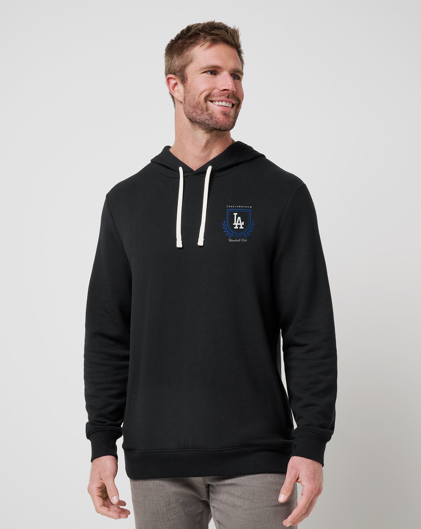 Travis Mathew Discount Los Angeles Dodgers Stadium Hoodie Men|Game Day|New