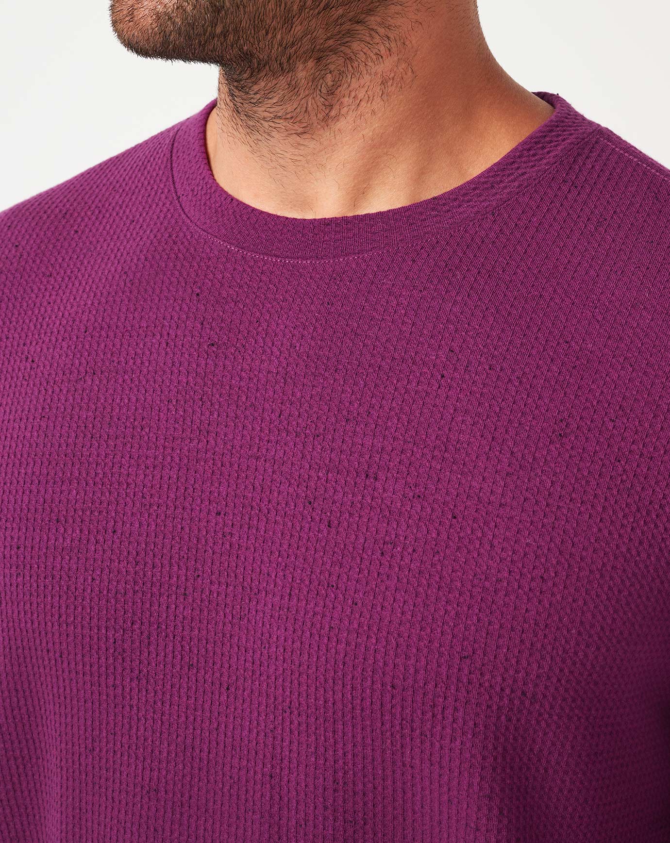 Travis Mathew Discount Burnley Cloud Waffle Crew Men
