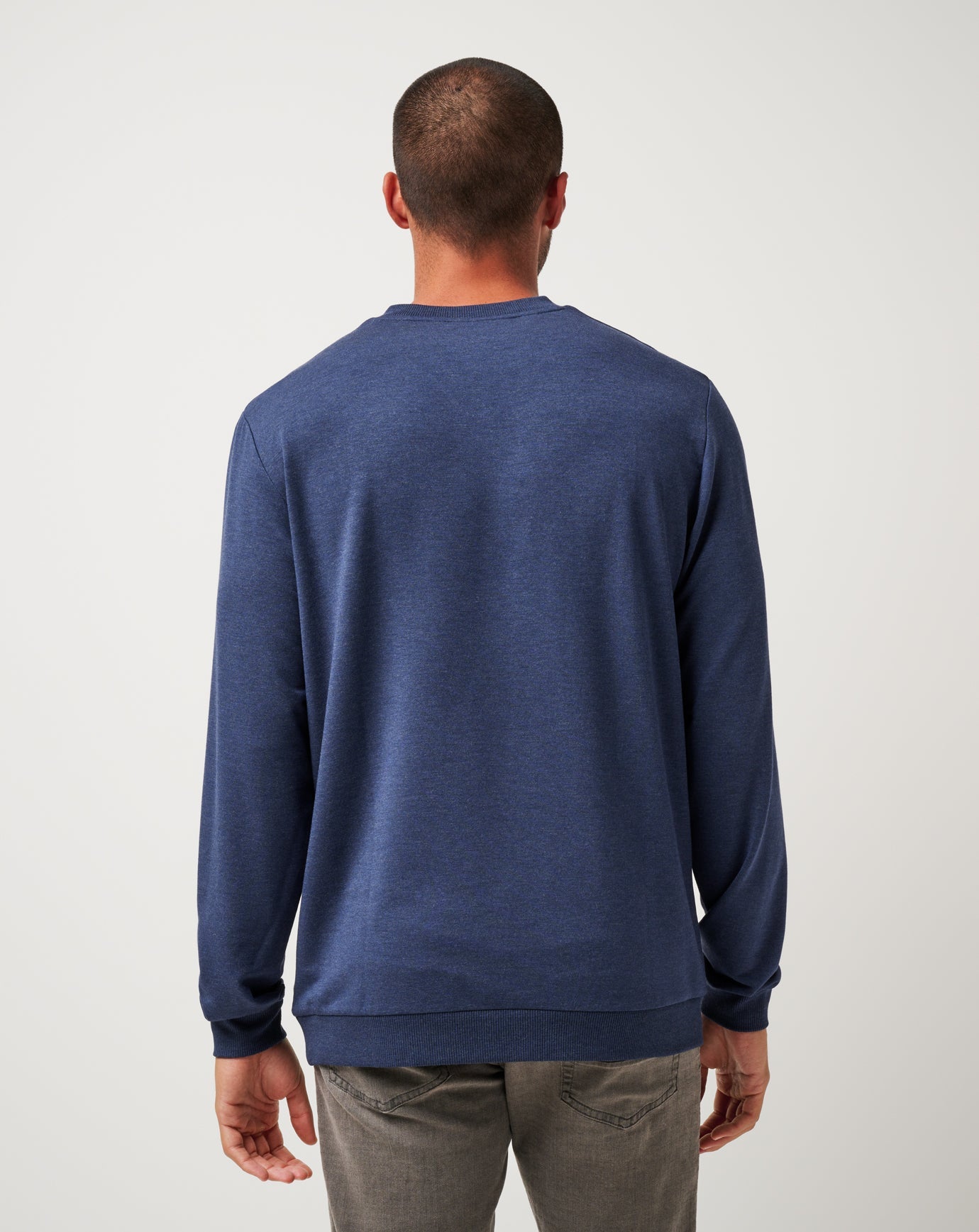 Travis Mathew Online Amenities V-Neck Crew Men|Golf
