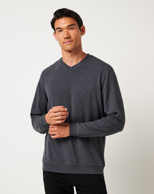 Travis Mathew Discount Amenities V-Neck Crew Men|Golf