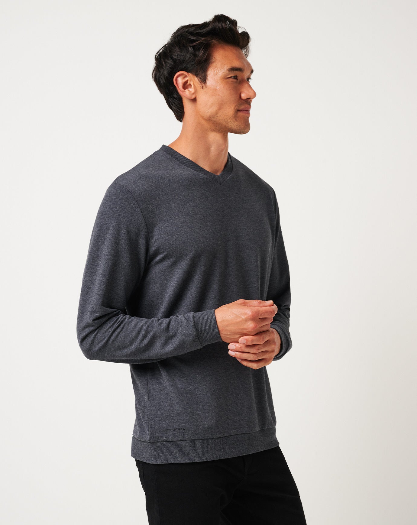 Travis Mathew Discount Amenities V-Neck Crew Men|Golf