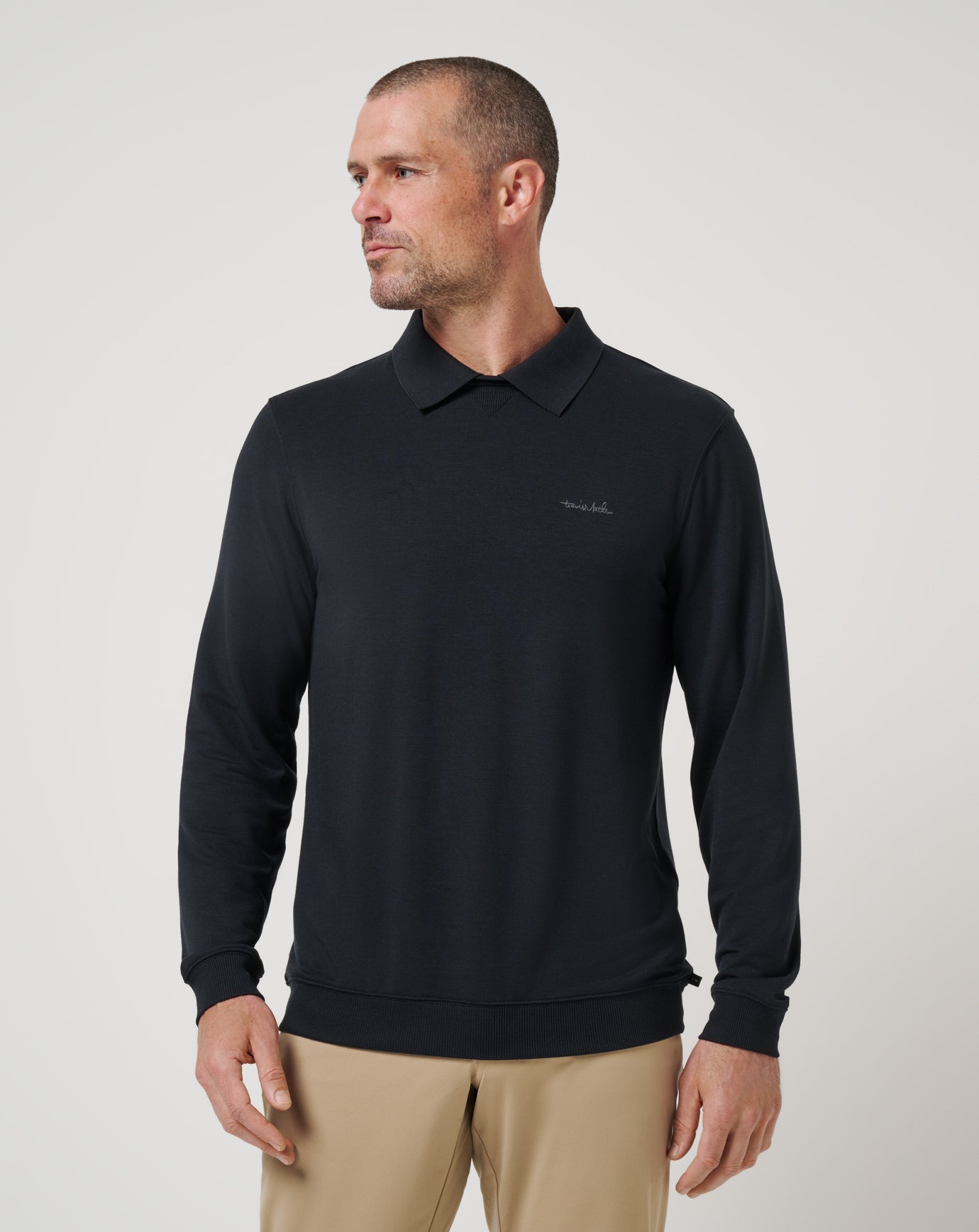Travis Mathew Discount Amenities Collar Crew Men