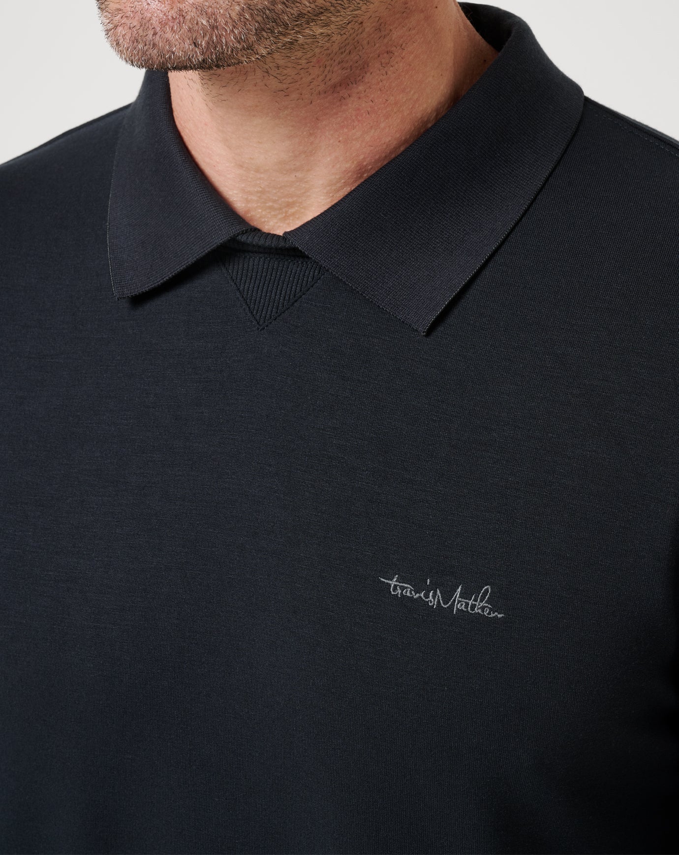 Travis Mathew Discount Amenities Collar Crew Men