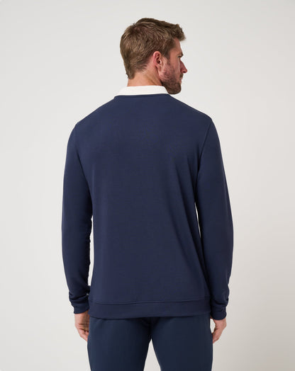 Travis Mathew Outlets Amenities Collar Crew Men