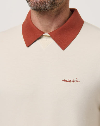 Travis Mathew Online Amenities Collar Crew Men