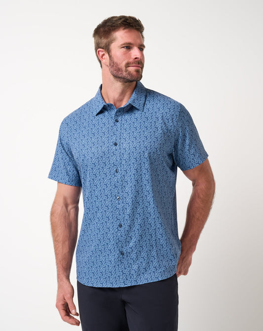 Travis Mathew Sale Techwoven Sunlight Button-Up Men