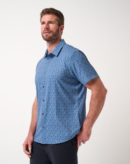 Travis Mathew Sale Techwoven Sunlight Button-Up Men