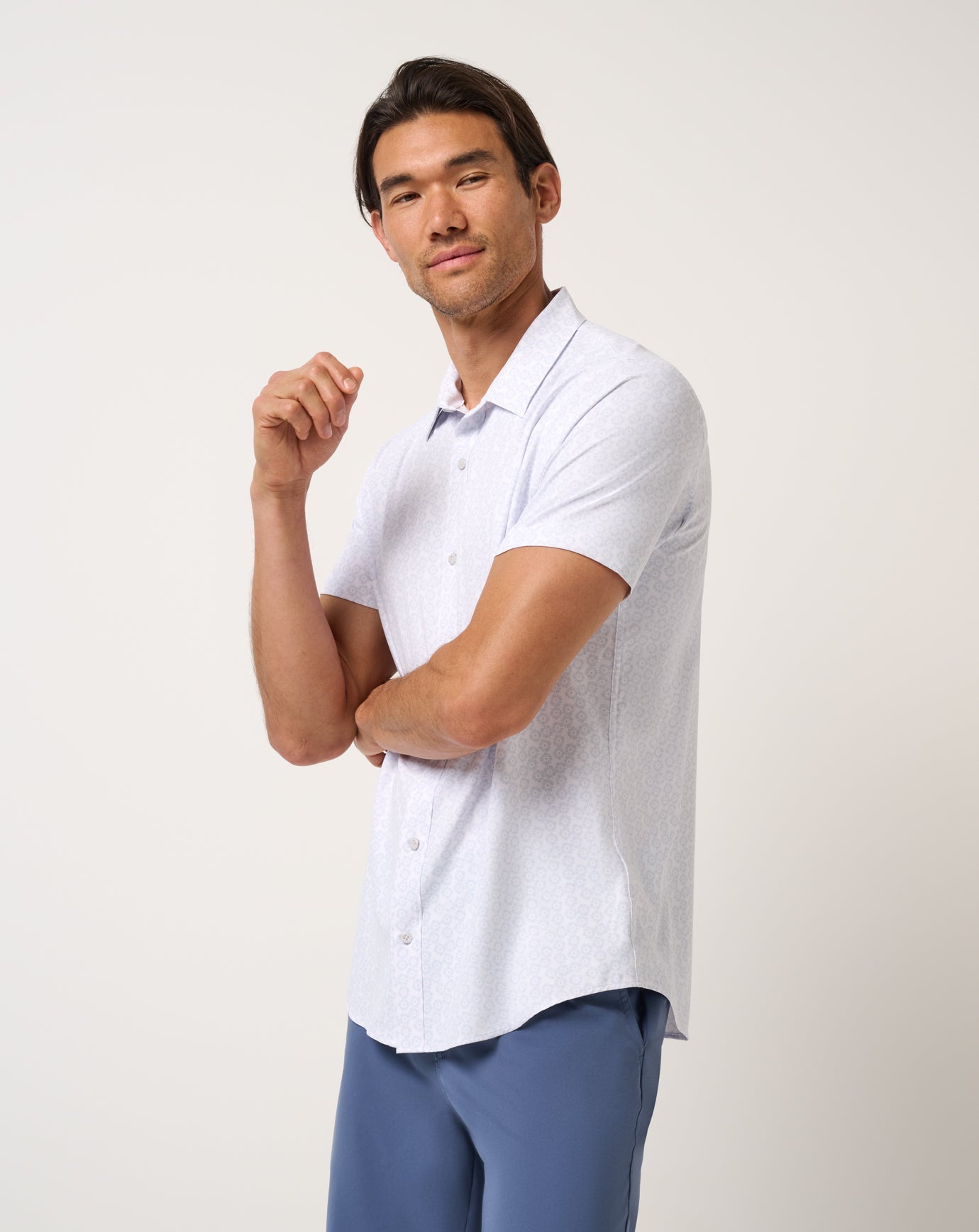 Travis Mathew Outlets Techwoven Sunlight Button-Up Men
