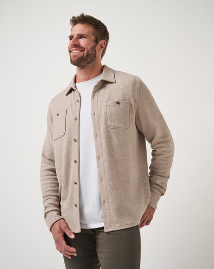 Travis Mathew US Cloud Waffle Shirt Jacket Men