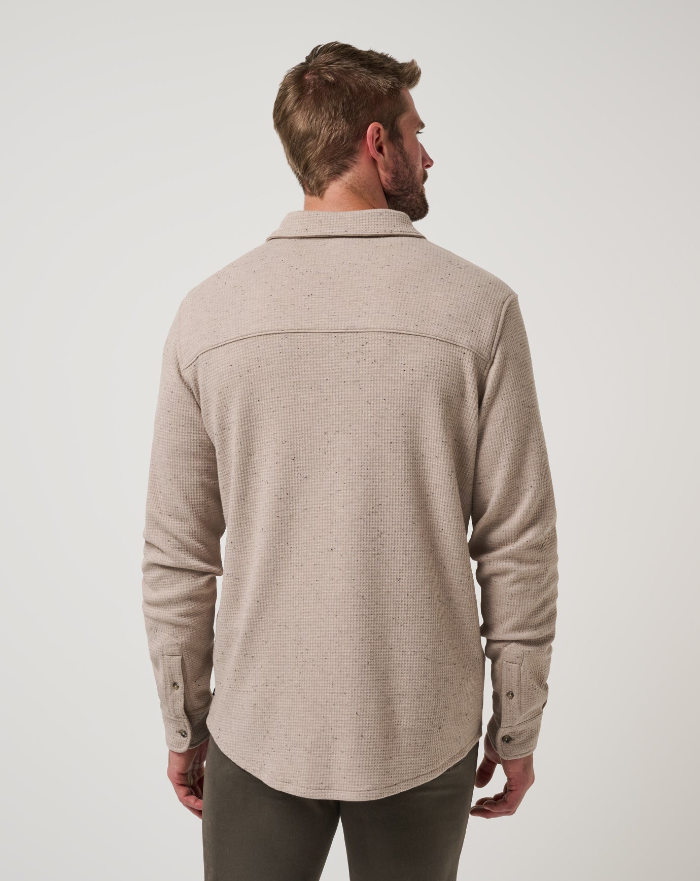Travis Mathew US Cloud Waffle Shirt Jacket Men