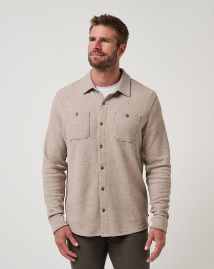 Travis Mathew US Cloud Waffle Shirt Jacket Men