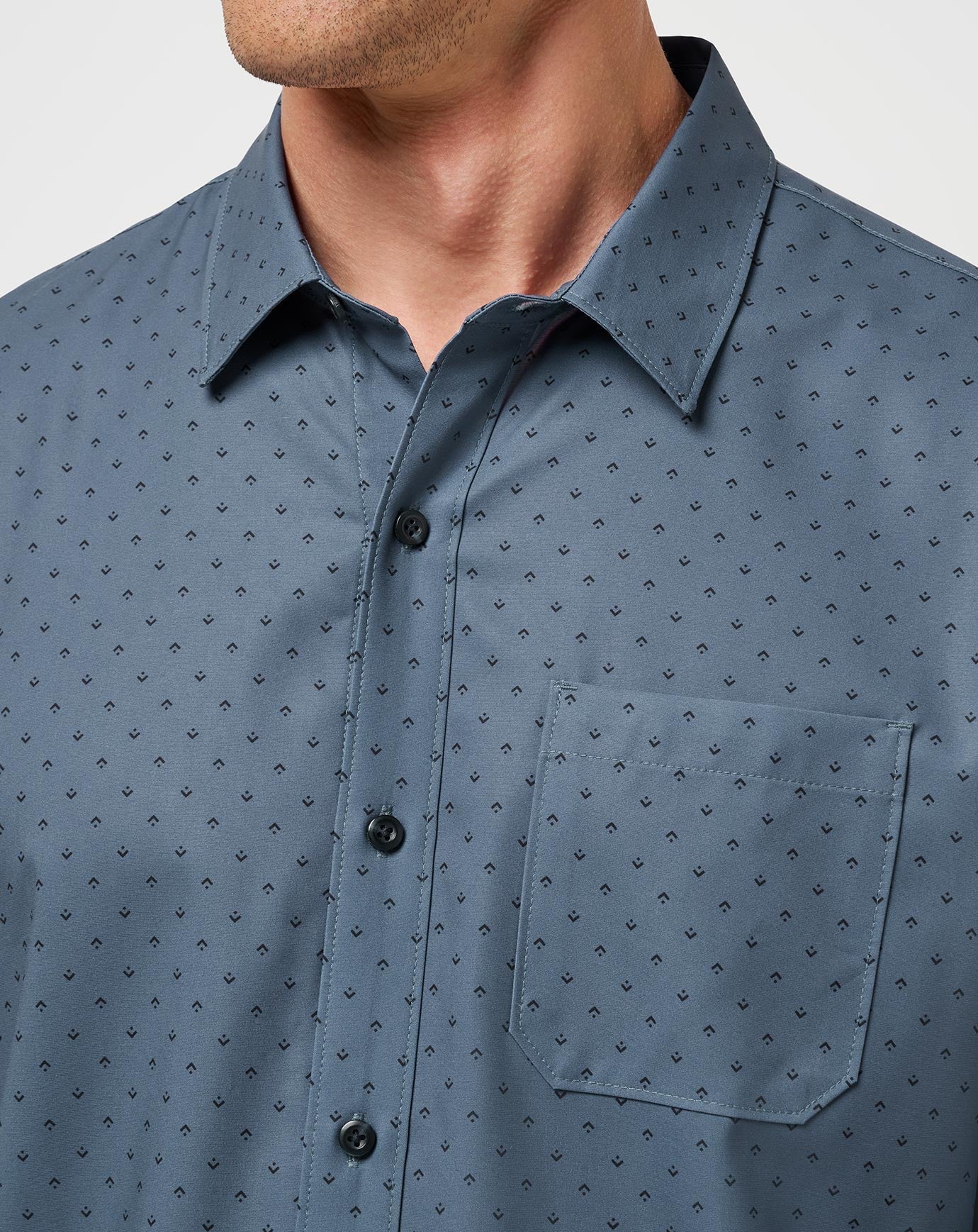 Travis Mathew Online Techwoven Tidbits Button-Up Men