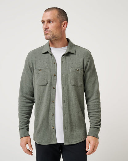 Travis Mathew US Cloud Waffle Shirt Jacket Men
