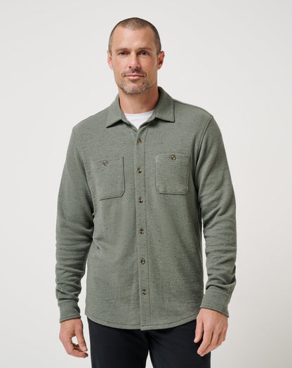 Travis Mathew US Cloud Waffle Shirt Jacket Men