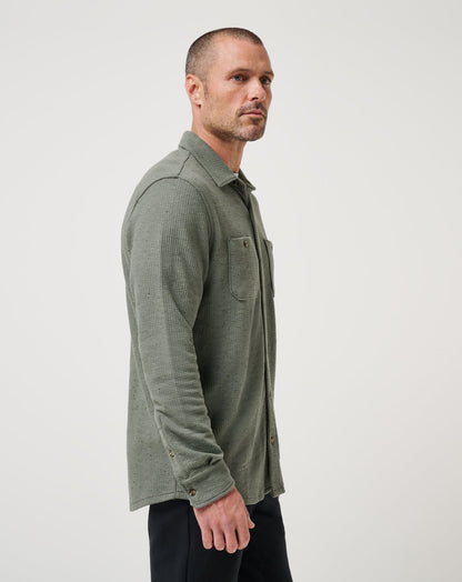 Travis Mathew US Cloud Waffle Shirt Jacket Men