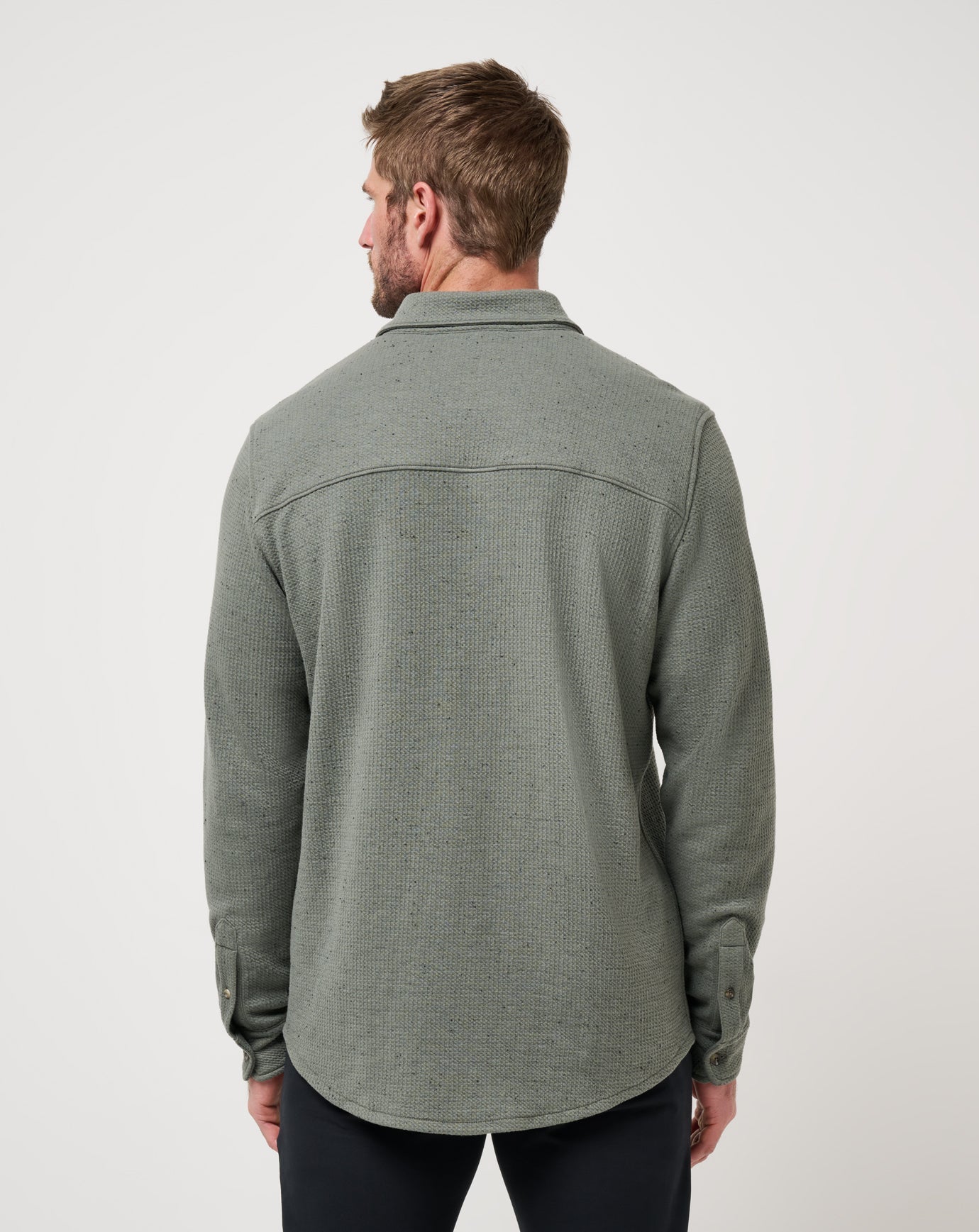 Travis Mathew US Cloud Waffle Shirt Jacket Men